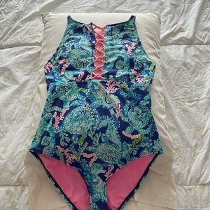 Lilly Pulitzer One Piece Swim 10